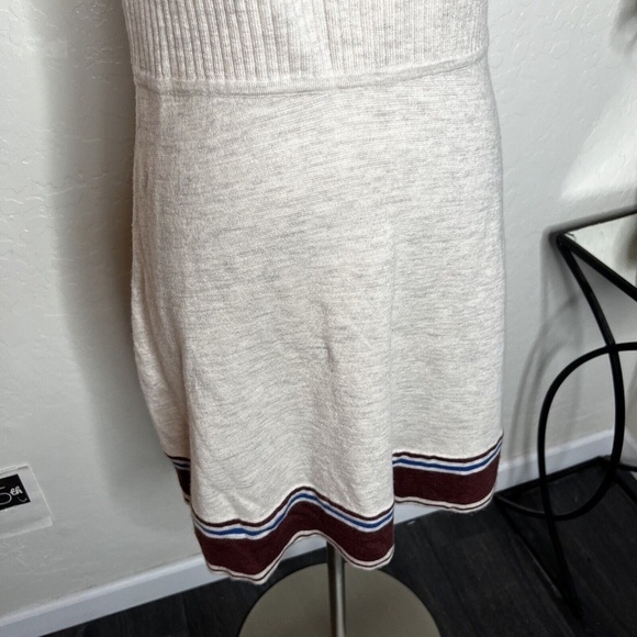 FOSSIL Vintage Soft wool Fit & Flare Sweater Dress L - Picture 5 of 9